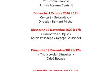 Concerts Saison 2026 – 2027