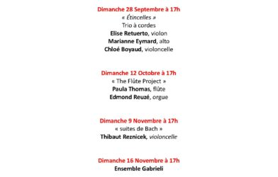 Concerts Saison 2025 – 2026