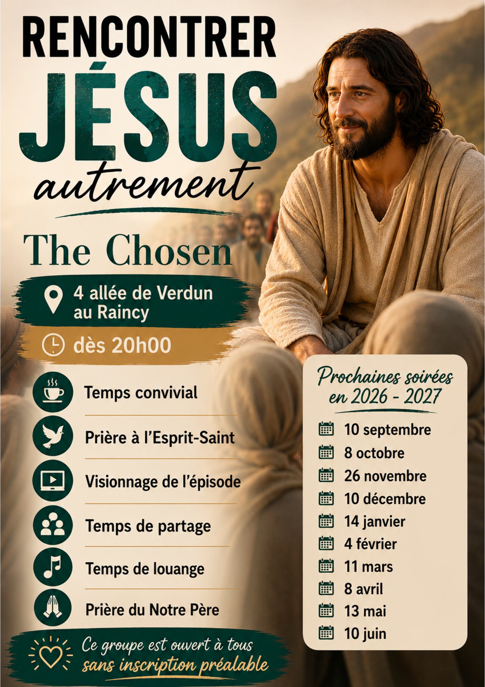 Affiche Rencontrer Jésus autrement - The Chosen